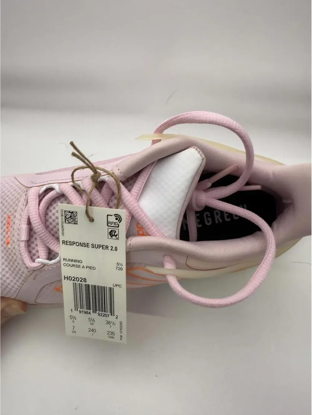 Adidas Response Super Athletic Shoes - Pink and Orange Size 7